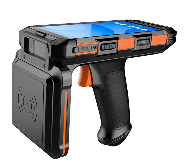 860-960 MHz ISO 18000-C Portable Long Range RFID Handheld Reader Android PDA UHF RFID Scanner