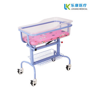 토사방지 디자인의 사일런트 휠과 수납 선반이 있는 스틸 헤비 듀티 유아 수송 카트-산후조리와 충족 - Product Image 3