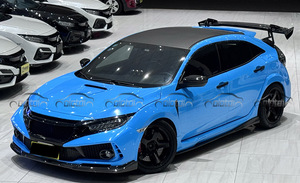 Kits de carrosserie en carbone + FRP pour Honda Civic 10TH FK8 SPOON, pare-chocs avant, lèvre, spoiler, pare-chocs arrière, diffuseur de menton, 1 <span class=keywords><strong>ensemble</strong></span> - Product Image 5