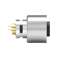 Connecteur étanche M12 à code A, 12 broches, IP67, moulé avec câble, 30V 1.5A