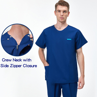 Tenues médicales tendance pour hôpitaux vétérinaires, blouses chirurgicales et pantalons droits avec poches, vêtements d'assistant dentaire 205