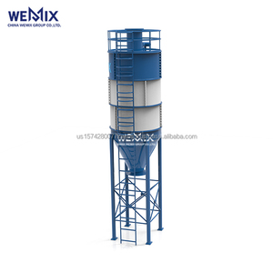 Silo de cemento tipo panel 50 T Silo de cemento de 50 toneladas Tanque de cemento ensamblado Silo de montaje rápido - Product Image 1