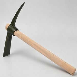 <span class=keywords><strong>Pioche</strong></span> multifonctionnelle en acier durable avec <span class=keywords><strong>manche</strong></span> en bois pour le camping en plein air, les travaux agricoles et les excavations de terre - Product Image 1