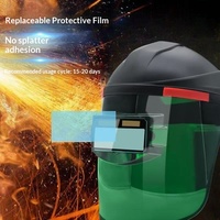Máscara de Soldadura con Oscurecimiento Automático para Soldadura por Arco de Argón y Soldadura Eléctrica, Modelo HL-1220 de Material PC Desechable, Marca Shandong