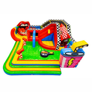 Toboggan aquatique gonflable extérieur, <span class=keywords><strong>attraction</strong></span> de parc aquatique pour événements et festivals estivaux, espace super coloré - Product Image 1