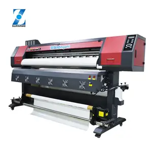 Etiqueta adesiva do vinil do grande formato de impressora industrial do inkjet do solvente eco com a cabeça dx5 para venda