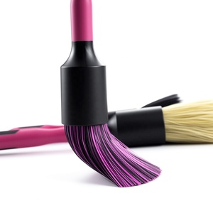 CB-PRO006 Brosse de detailing automobile ergonomique antidérapante, poils de couleur audacieuse et élégante, longueur de 10,8 ou 7,1 pouces - Product Image 3