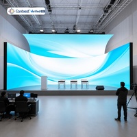 P2.5 P3.91 Imersive Concave Type Film Stuio Led Video Wall Panneau d'affichage à écran LED virtuel Xr intérieur