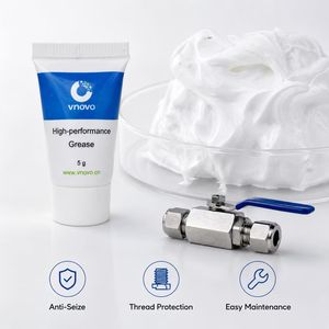 จาระบีป้องกันการกัดกร่อนทนอุณหภูมิสูง ได้รับการรับรองมาตรฐาน NSF Vnovo 250/2 สีขาว สำหรับเกลียวก้านวาล์วเกรดสุขภัณฑ์ - Product Image 5