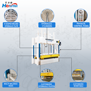 Pressa a Freddo Composita Henrriet 200T 3000x2000mm con Sei Cilindri per Pannelli Architettonici, Funzionamento ad Alta Efficienza - Product Image 3