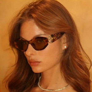 Gafas de Sol Estilo Europeo Americano 2026, Diseño Ojo de Gato, Protección UV400, Montura Completa, Modernas, Únicas y Unisex - Product Image 2