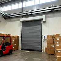 Porte de stockage à froid à grande vitesse Porte de volet roulant à grande vitesse/porte de congélateur isolante pour chambre froide