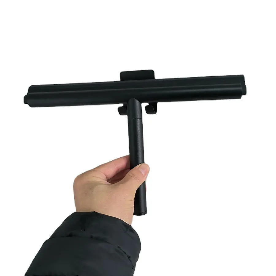Black silicone glass cleaning squeegee glass squeegee mirror wiper window wiper