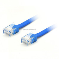 Cable Ethernet Cat6A Ultrafino de Cobre Trenzado, Par Trenzado Sin Blindaje, Cable LAN Flexible RJ45, Aplicable a Gigabit, PC y Router