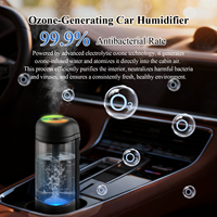 Humidificateur d'air à l'ozone pour voiture et petites pièces avec fonction de purification à l'ozone 2 en 1