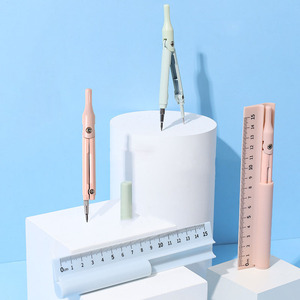 Đồ dùng học tập màu sắc tươi sáng công cụ chính xác trở lại học sinh Toán Hình Học la bàn vẽ la bàn bằng bút chì - Product Image 3