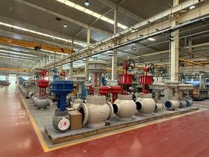ระบบควบคุมสามทางแบบจีนพร้อมตัวกระตุ้น AUMA รุ่น SA และชุดเกียร์ - Product Image 5