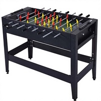 Table de baby-foot en MDF couleur bois, 1,2 m, intérieur/extérieur, pour tous les âges, divertissement pour enfants, plateau de jeu personnalisable de 9 mm