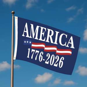 Drapeau personnalisé USA 250e anniversaire 3 x 5 pieds avec œillets, impression numérique, bannière patriotique pour l'extérieur - Product Image 4