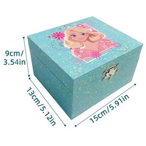 Yiyu - Caja Musical de Papel con Manivela y Bola Giratoria con Brillantina, Ecológica, <span class=keywords><strong>para</strong></span> Ayudar a <span class=keywords><strong>Dormir</strong></span> a Bebés, Regalo - Product Image 3