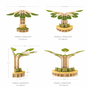Meubles Montessori en bois modernes pour enfants, bibliothèque en forme d'arbre, coin lecture pour maternelle, garderie, bibliothèque, salle de classe - Product Image 2