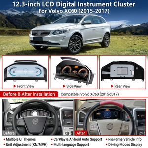 Tableau de bord numérique LCD 12,3 pouces pour Volvo XC60 2015-2017, cockpit virtuel, compteur de vitesse - Product Image 5