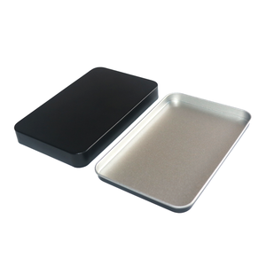 Venta directa de fábrica Tarjeta de regalo personalizada Caja de lata de metal Caja de embalaje cosmética duradera para almacenamiento creativo - Product Image 4