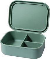 Sans BPA Passe au lave-vaisselle 3 compartiments Boîtes à lunch étanches Conteneurs de stockage des aliments en silicone