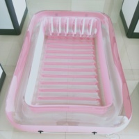 2 Homme Navire Avec Oreiller Nylon Enfants Adultes Rose PVC Piscine Gonflable Flotteur Rangée Gonflable Bateau Piscine d'Eau