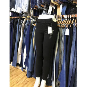 กางเกงยีนส์ทรงเอวสูงสำหรับผู้หญิง,กางเกงยีนส์ขายาวสำหรับผู้หญิงกางเกงมือ<span class=keywords><strong>สอง</strong></span>ดีไซน์แบบผสม - Product Image 6