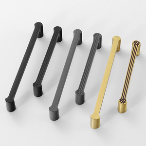 Gold Black Grey Brass Furniture Handles Wardrobe Cupboard Closet <b>Dresser</b> Drawer Kitchen Cabinet Pulls <b>for</b> Bedroom Mall - Product Image 4