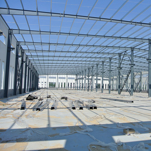 Nave Industrial Prefabricada de Acero de Gran Envergadura (100x100m) en <span class=keywords><strong>Madagascar</strong></span>, Almacén de Almacenamiento para Minería con Resistencia a la Vibración para Plantas de Procesamiento de Minerales - Product Image 1