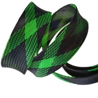 Manchon de câble tressé extensible en PET isolé, résistant aux hautes températures, protection de fil en maille pour appareils électriques