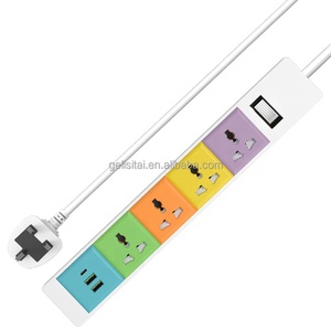 Gelistar Ổ Cắm Điện Đa Năng Với Cổng USB Type-C 5 Ổ Cắm Bảo Vệ Chống Sét - Product Image 2