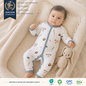 Prix d'usine – Body bébé en bambou biologique, couleur unie, manches longues, logo personnalisé, vente chaude - Product Image 2