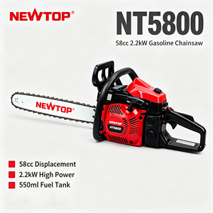 Tronçonneuse à essence 2 temps 58cc 2,2 kW/8000 tr/min, guide-chaîne 16-24 pouces, chaîne .<span class=keywords><strong>325</strong></span> .050, réservoir 550 ml, 200H, durable, 5,2 kg, pour l'élagage et l'agriculture - Product Image 1