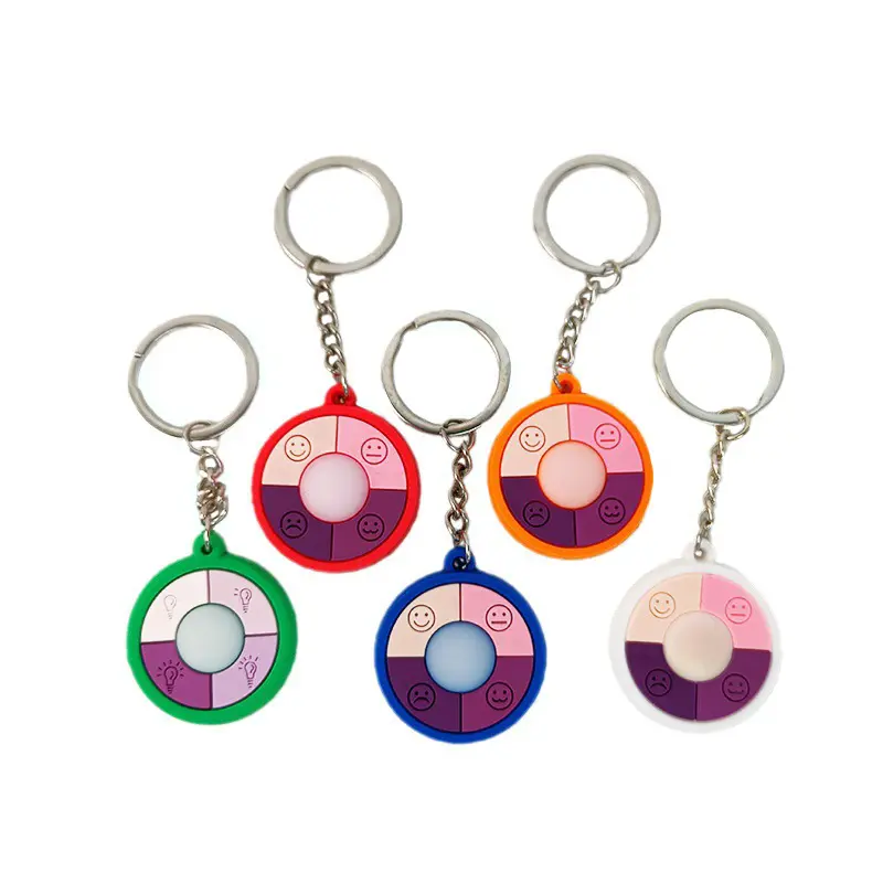 Ngoài trời UV Tester Band Keychain tia cực tím cảm biến chỉ số Detector màu thay đổi Keychain