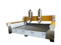 Graveur laser CNC PLC double tête à prix de gros, moteur de découpe de précision pour pierre, haute qualité, gravure détaillée