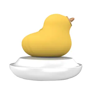 Masturbateur vibrant sans fil rechargeable suceur de <span class=keywords><strong>canard</strong></span> gode érotique féminin - Product Image 1