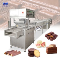 Machine automatique d'enrobage au chocolat, machine à enrober les gâteaux au sucre, Chokolat