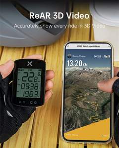 Ordinateur de vélo GPS XOSS G2+ avec écran LCD de 2,2 pouces, sans fil, BLE, étanche IPX7, capteur ANT, rechargeable, compteur de vitesse, odomètre - Product Image 1