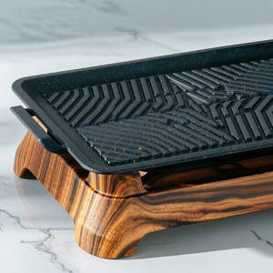 Piastra Multifunzione per Barbecue di Prodotti Carnini, Griglia Senza Fumo per Bistecche e Agnello, Barbecue a Alcol per Feste, Griglia da Interno per Picnic, Commerciale - Product Image 3