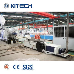 Kitech Single Screw Water Ring Plastic Extrusion Granulation Machine Line