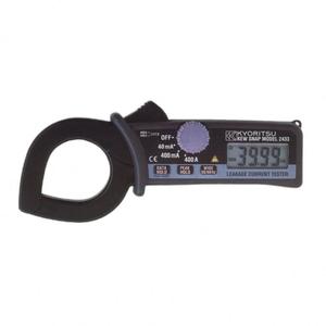 Kyoritsu <b>MODEL</b> 2433 LEAKAGE CLAMP METER Three Ranges 40/400mA/400A Clamp Meter - Product Image 4