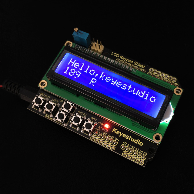 Keyestudio LCD1602 Display Screen Expansion Shield Control Board for Arduino for UNOR3
