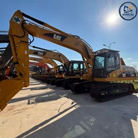6 unités d'excavatrices CAT 320C d'occasion de 20 tonnes, 90 % neuves, Caterpillar 320C, excavatrice lourde d'occasion, prête à être expédiée