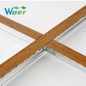 Barre en T pour plafond en acier inoxydable galvanisé moderne Woer, <span class=keywords><strong>type</strong></span> U, ignifuge, résistant à la corrosion, 3600x3660mm, garantie 2 ans - Product Image 1
