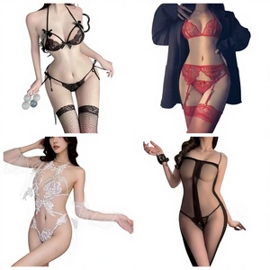 Lencería Sexy de Encaje Transparente para Mujer, Tallas Grandes, Ropa Interior Transpirable, Ropa Íntima Femenina, Venta al Por Mayor a Bajo <span class=keywords><strong>Precio</strong></span> - Product Image 1