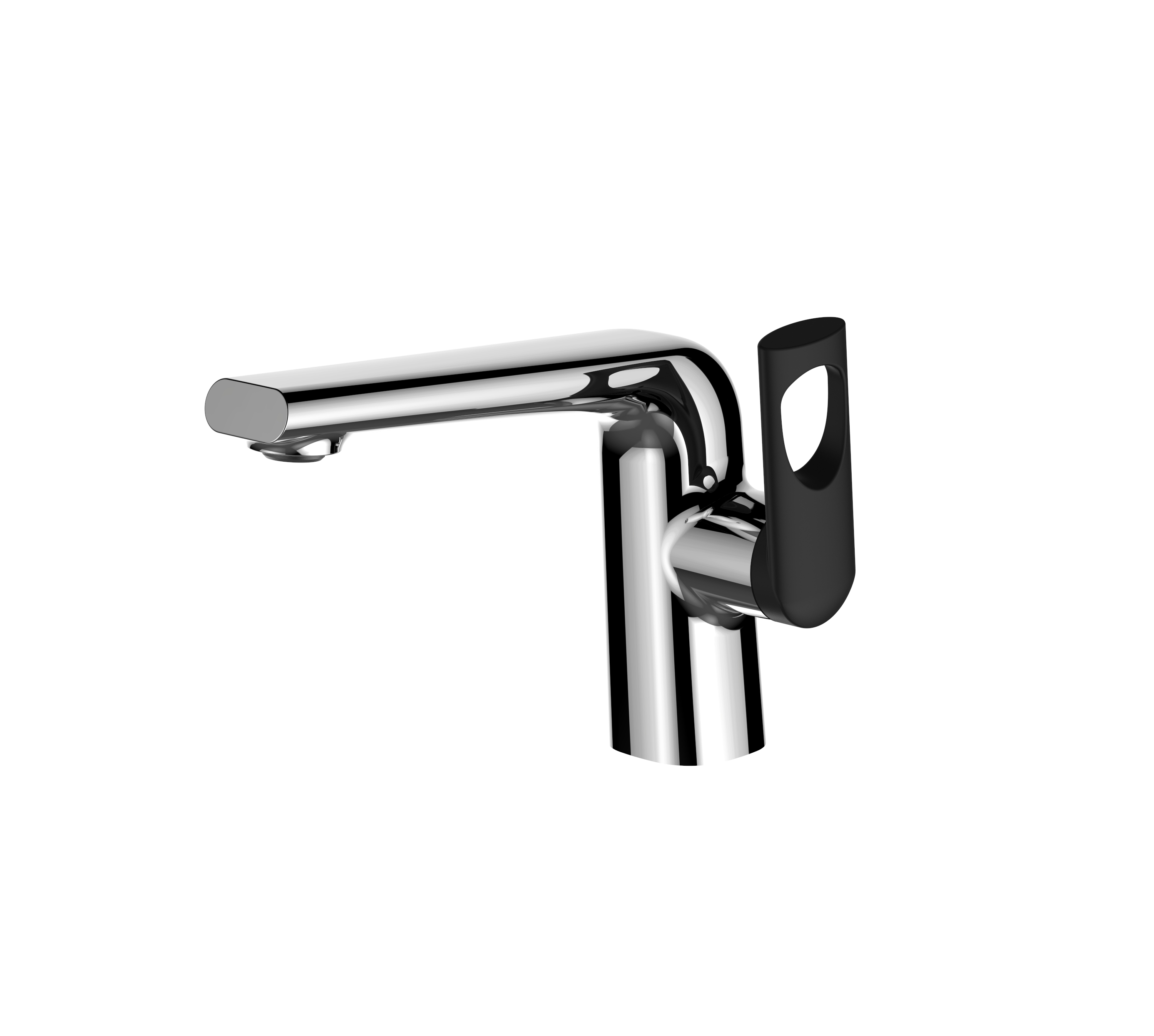 Chrome Waterfall Bathroom Faucet Vanity Sinks Mixer Tap Single Handle Wide Spout Cold And Hot Water Tap