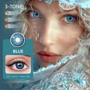 Mẫu miễn phí màu kính áp tròng mắt màu Ống kính giải pháp de Contact de COULEUR emballage lentille - Product Image 1